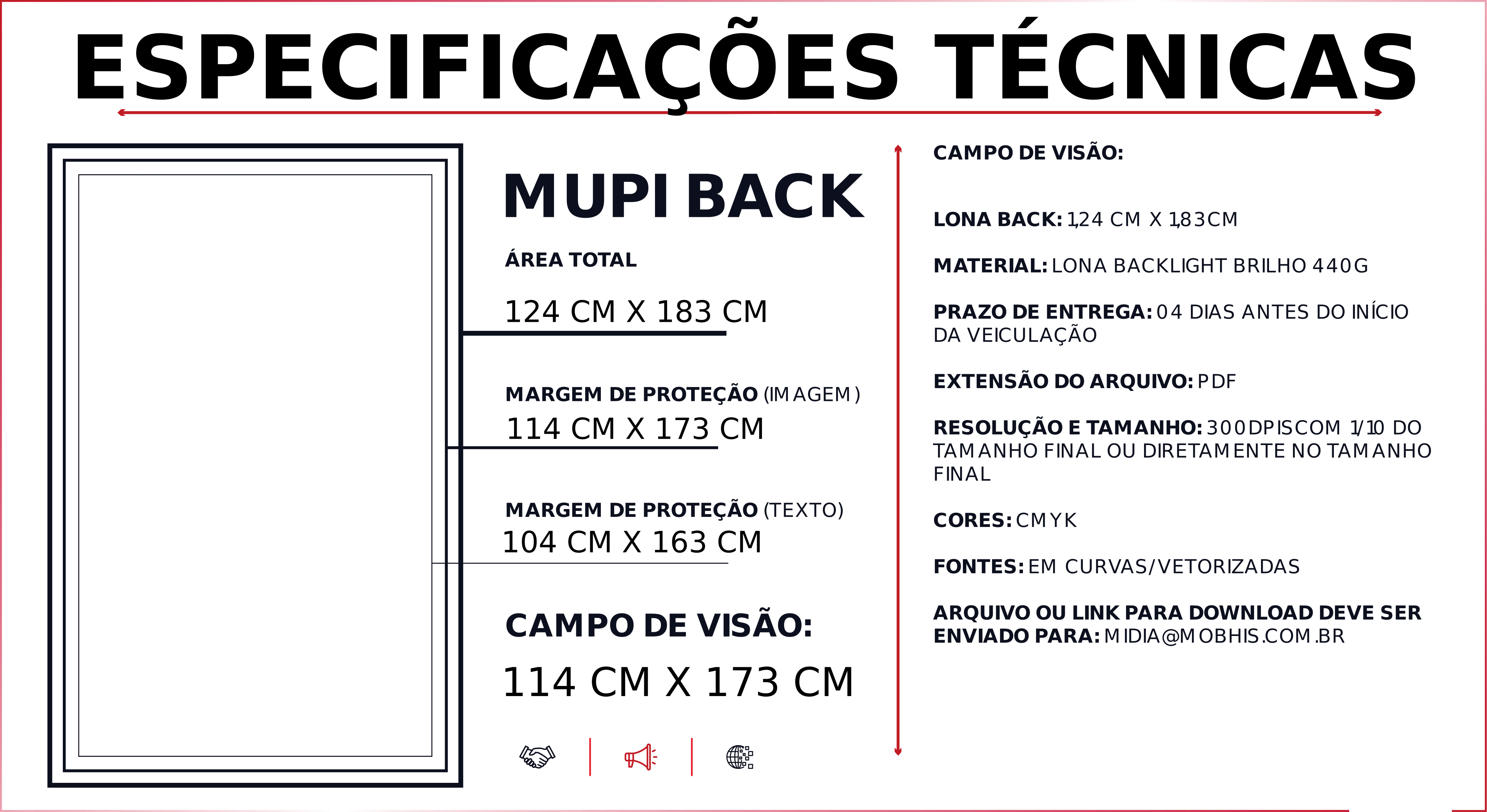 Medidas de Mupi Backlight
