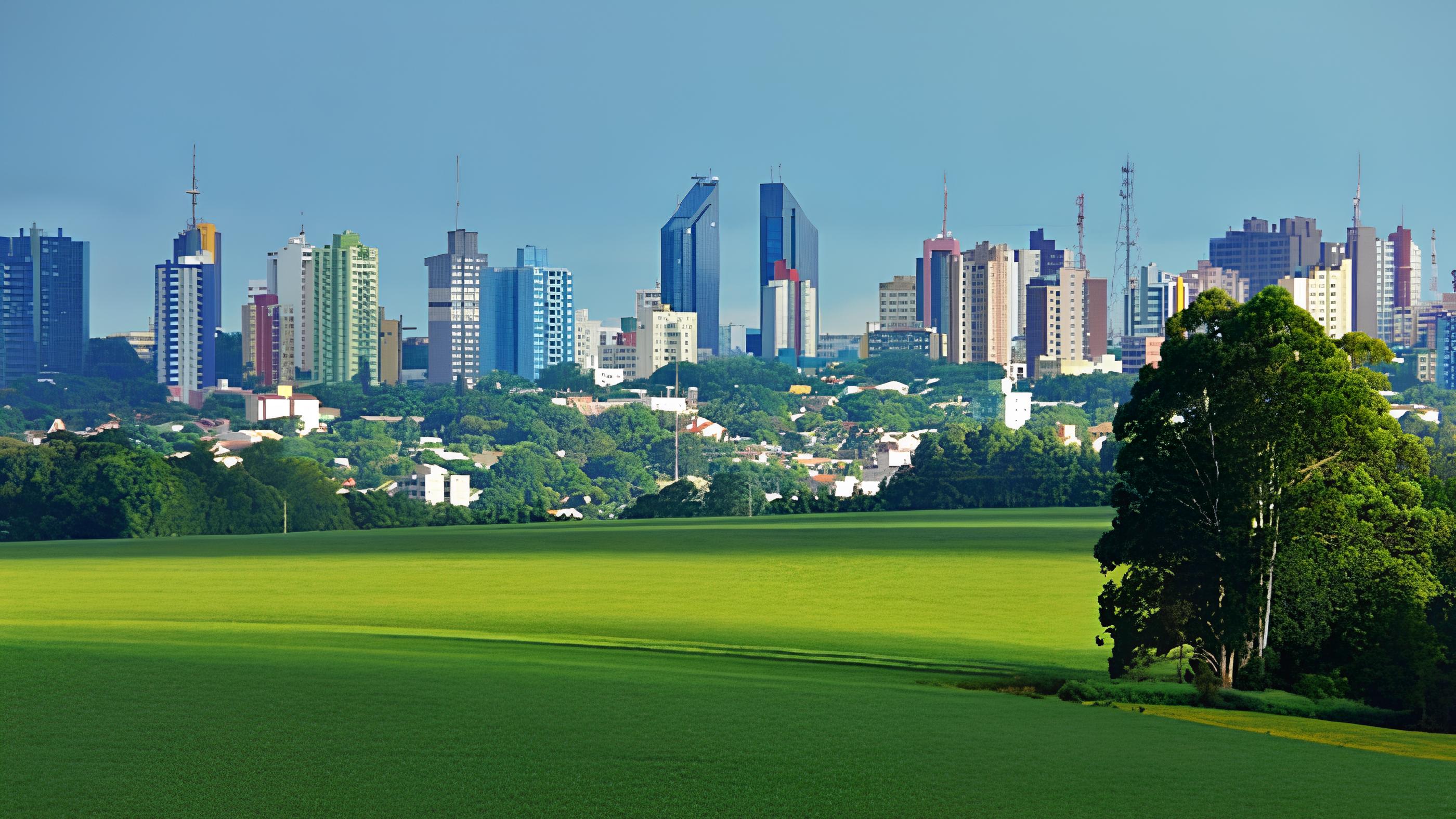 Foto panorâmica de Cascavel, PR